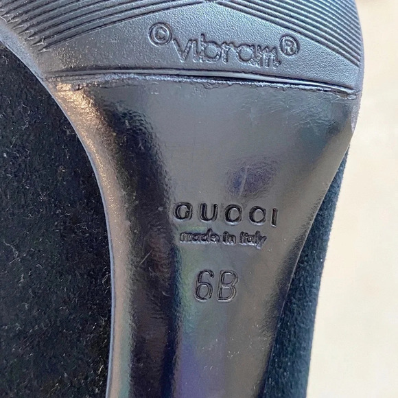 Vintage Gucci Suede Sock Boot Knee High Pull on 6 - Picture 4 of 11